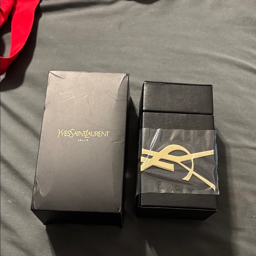 Yves Saint Laurent Black Box with Gold Accents